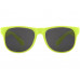 Солнцезащитные очки Retro - сплошные, лайм с нанесением логотипа компании