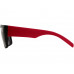Солнцезащитные очки Ocean, красный/черный с нанесением логотипа компании