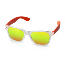 Очки солнцезащитные с зеркальными линзами "Partymaker", оранжевый
