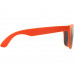 Солнцезащитные очки Retro - сплошные, неоново-оранжевый с нанесением логотипа компании