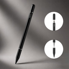 Стилус универсальный Pro Stick для планшетов и смартфонов, черный, Deppa