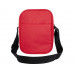Byron сумка через плечо из переработанных материалов по стандарту GRS объемом 2 л - Красный с нанесением логотипа компании
