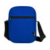 Byron сумка через плечо из переработанных материалов по стандарту GRS объемом 2 л - Ярко-синий с нанесением логотипа компании