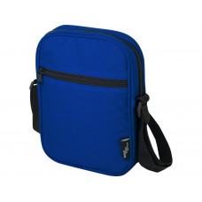 Byron сумка через плечо из переработанных материалов по стандарту GRS объемом 2 л - Ярко-синий с нанесением логотипа компании