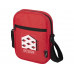 Byron сумка через плечо из переработанных материалов по стандарту GRS объемом 2 л - Красный с нанесением логотипа компании