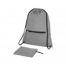 Складной рюкзак со шнурком Coss, heather medium grey