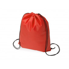 Рюкзак-мешок "Пилигрим", красный с нанесением логотипа компании