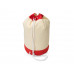 Рюкзак-мешок «Indiana» хлопковый, 180гр, натуральный/красный с нанесением логотипа компании