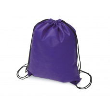 Рюкзак-мешок "Пилигрим", фиолетовый с нанесением логотипа компании