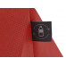 Сумка Reviver с донной складкой из нетканого переработанного материала RPET, красный с нанесением логотипа компании
