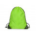 Рюкзак-мешок на шнуровке Reviver из переработанного пластика, зеленое яблоко с нанесением логотипа компании