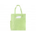 Сумка-шоппер Wheat из переработанного пластика 80gsm, 30.5*33*12.5cm, зеленый с нанесением логотипа компании