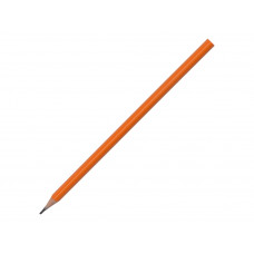 Трехгранный карандаш "Conti" из переработанных контейнеров, оранжевый с нанесением логотипа компании
