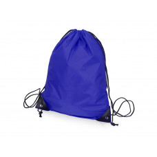 Рюкзак-мешок на шнуровке Reviver из переработанного пластика, синий