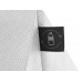 Сумка Reviver с донной складкой из нетканого переработанного материала RPET, белый с нанесением логотипа компании