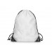 Рюкзак-мешок на шнуровке Reviver из переработанного пластика, белый с нанесением логотипа компании