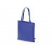 Сумка-шоппер Reviver из нетканого переработанного материала RPET, синий с нанесением логотипа компании