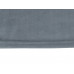 Плед флисовый Natty из переработанного пластика, серый с нанесением логотипа компании