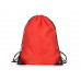 Рюкзак-мешок на шнуровке Reviver из переработанного пластика, красный с нанесением логотипа компании