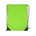 Рюкзак-мешок на шнуровке Reviver из переработанного пластика, зеленое яблоко с нанесением логотипа компании