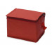 Сумка-холодильник Reviver из нетканого переработанного материала RPET, красный с нанесением логотипа компании