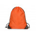 Рюкзак-мешок на шнуровке Reviver из переработанного пластика, оранжевый с нанесением логотипа компании