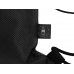Рюкзак-мешок Reviver из нетканого переработанного материала RPET, черный с нанесением логотипа компании