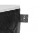 Сумка-холодильник Reviver с длинными ручками из нетканого переработанного материала RPET, белый/черный с нанесением логотипа компании