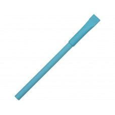 Ручка картонная с колпачком "Recycled", голубой (Р)