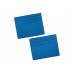 Картхолдер для денег и шести пластиковых карт "Favor", синий с нанесением логотипа компании