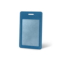 Вертикальный карман из экокожи для карты "Favor", синий