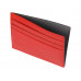 Чехол для карточек и купюр Weekend из ПВХ, красный с нанесением логотипа компании