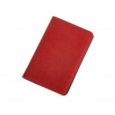 Картхолдер для 2-х пластиковых карт "Favor", красный с нанесением логотипа компании