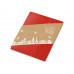 Чехол для карточек и купюр Weekend из ПВХ, красный с нанесением логотипа компании