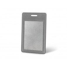 Вертикальный карман из экокожи для карты "Favor", светло-серый