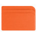 Картхолдер для 3-пластиковых карт "Favor", оранжевый с нанесением логотипа компании