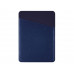 Картхолдер на 3 карты типа бейджа "Favor", ярко-синий/темно-синий с нанесением логотипа компании