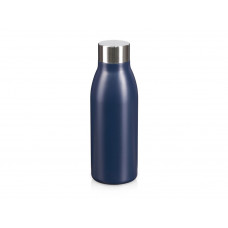 Вакуумная термобутылка "Brottle", темно-синий с нанесением логотипа компании