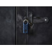 Замок с сенсором Noma Lock, темно-синий с нанесением логотипа компании