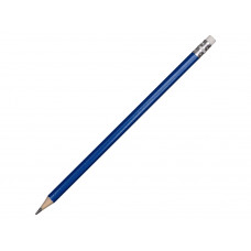 Шестигранный карандаш с ластиком "Presto", синий