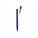 Вечный карандаш "Eternal" со стилусом и ластиком, темно-синий с нанесением логотипа компании