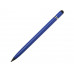 Вечный карандаш "Eternal" со стилусом и ластиком, синий с нанесением логотипа компании