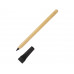Вечный карандаш из бамбука "Recycled Bamboo", черный с нанесением логотипа компании