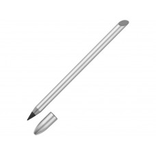 Металлический вечный карандаш "Goya", серебристый с нанесением логотипа компании