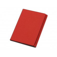 Обложка на магнитах для автодокументов и паспорта "Favor", красная/серая