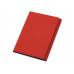 Обложка на магнитах для автодокументов и паспорта "Favor", красная/серая с нанесением логотипа компании