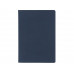 Классическая обложка для автодокументов "Favor", темно-синяя с нанесением логотипа компании
