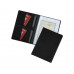 Органайзер Favor 2.0 для семейных документов на 4 комплекта документов, формат А4, черный с нанесением логотипа компании