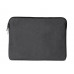 Чехол Fabrizio для ноутбука 15.6", серый/черный с нанесением логотипа компании