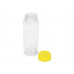 Бутылка для воды "Candy", PET, желтый с нанесением логотипа компании